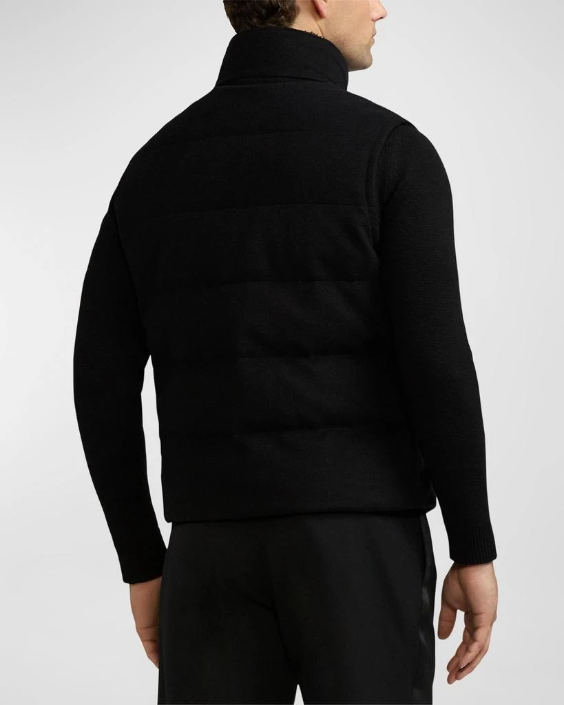 Ralph Lauren Men's Shearling-Trim Down Vest 4