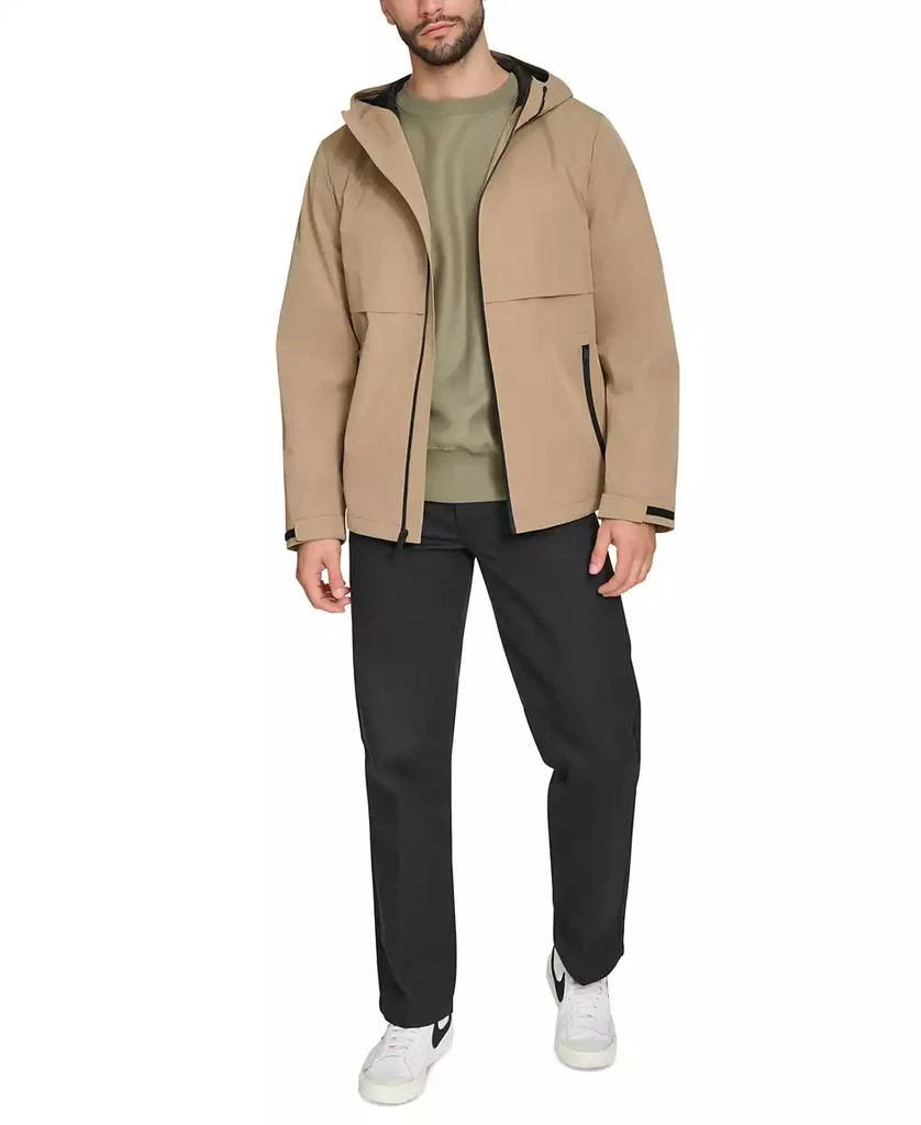 Dockers Men
s Hooded Rain Jacket 2