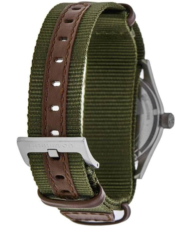 Hamilton Hamilton Khaki Field Quartz White Dial Fabric Strap Men's Watch H69401910 4