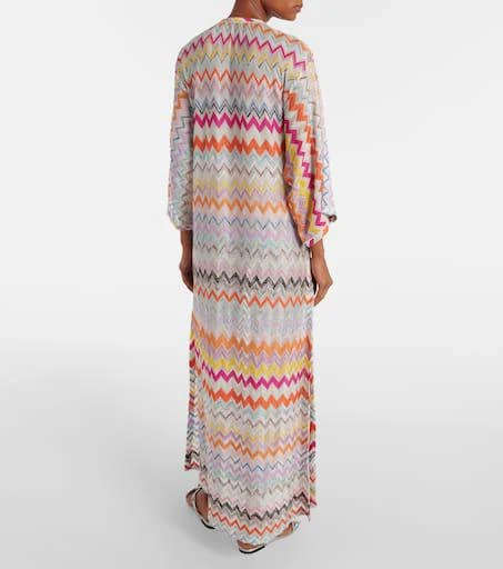 Missoni Zig Zag lamé beach cover-up 3