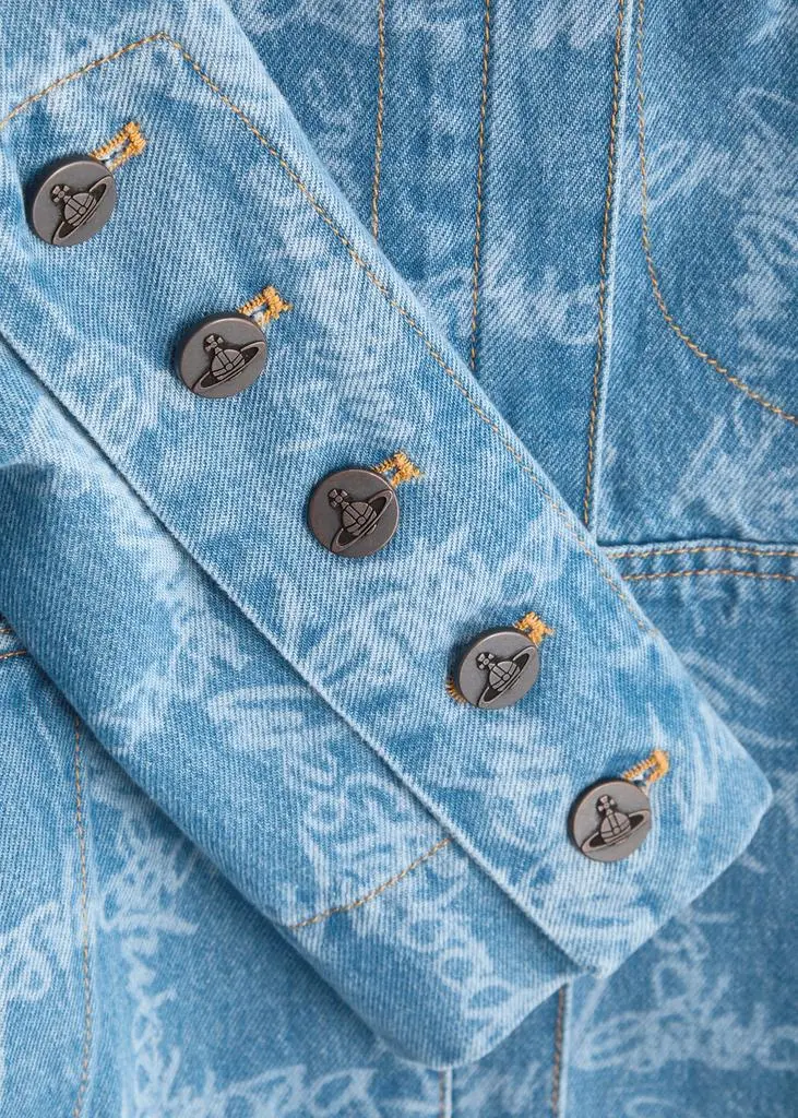 Vivienne Westwood Filli monogrammed denim jacket  5