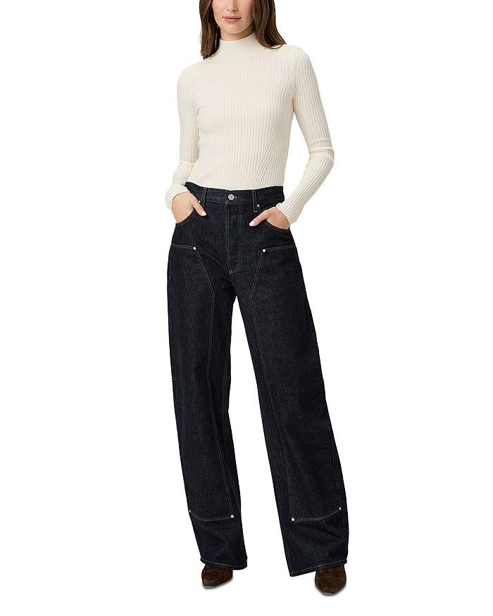 Paige Arellia Barrel Leg Jeans in in Selma