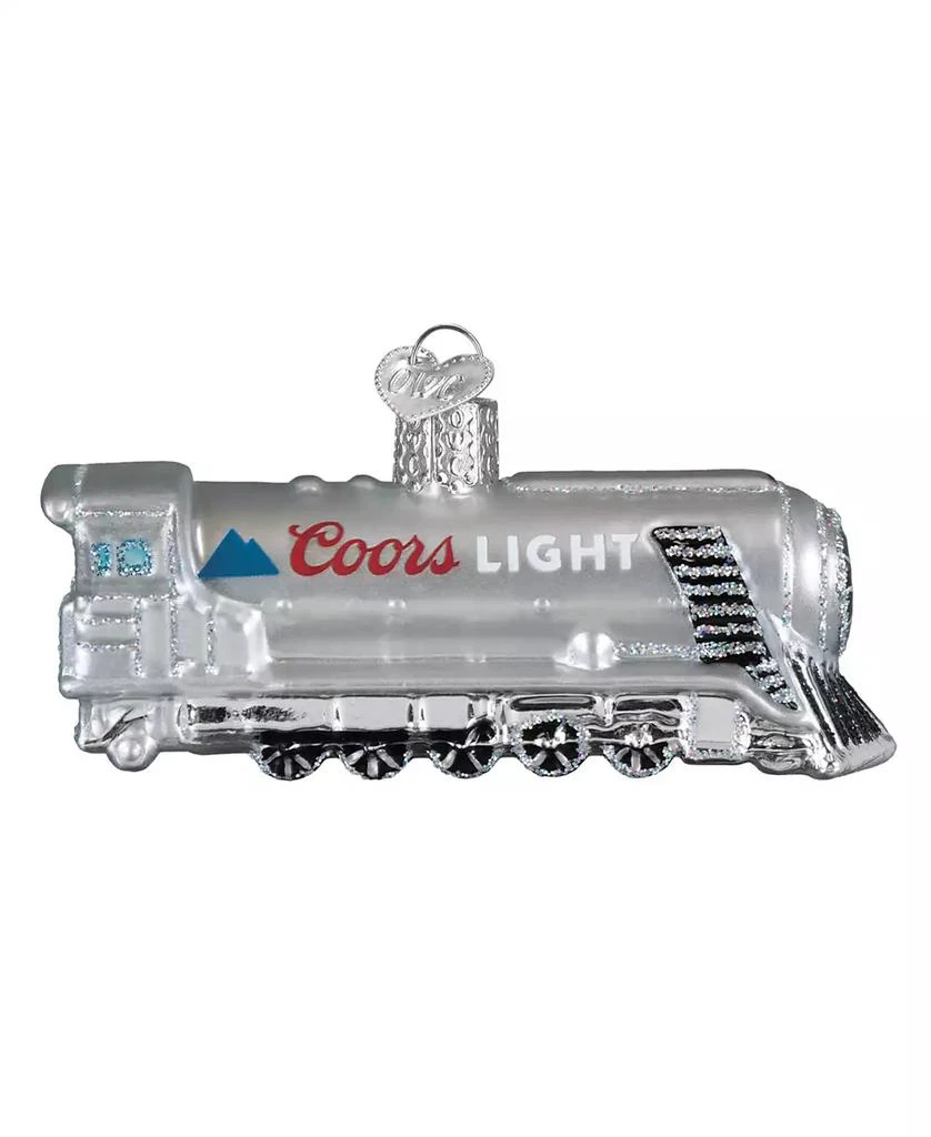 Old World Christmas 1.75" Adult Beverages Coors Light Chill Train Ornament