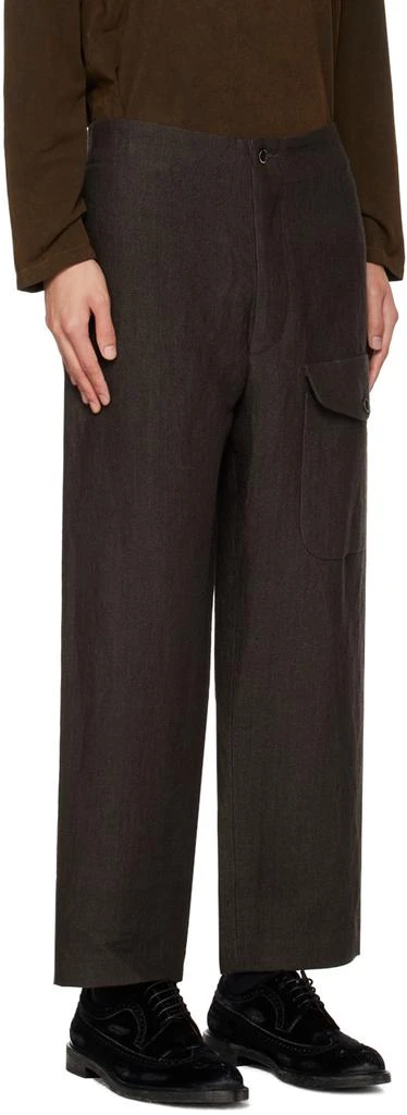 UMA WANG Brown Paxton Trousers 2