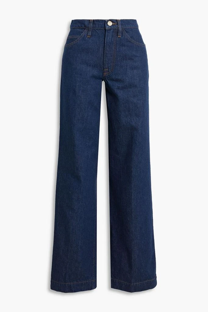 FRAME Le Italien high-rise wide-leg jeans 1