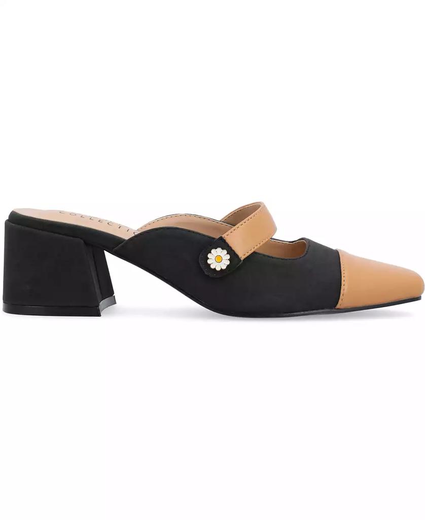 Journee Collection Women's Dalla Block Heel Mary Jane Mules