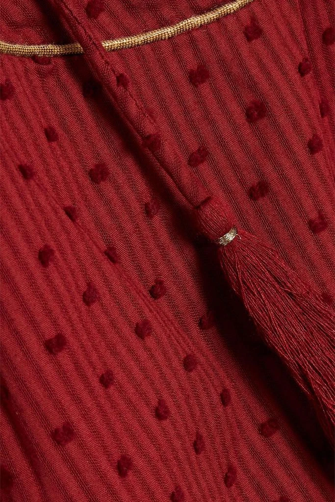 Joie Keena striped fil coupé cotton-jacquard blouse 4