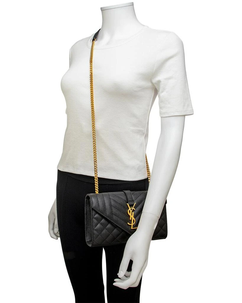 Yves Saint Laurent Saint Laurent Envelope Small Leather Crossbody 3