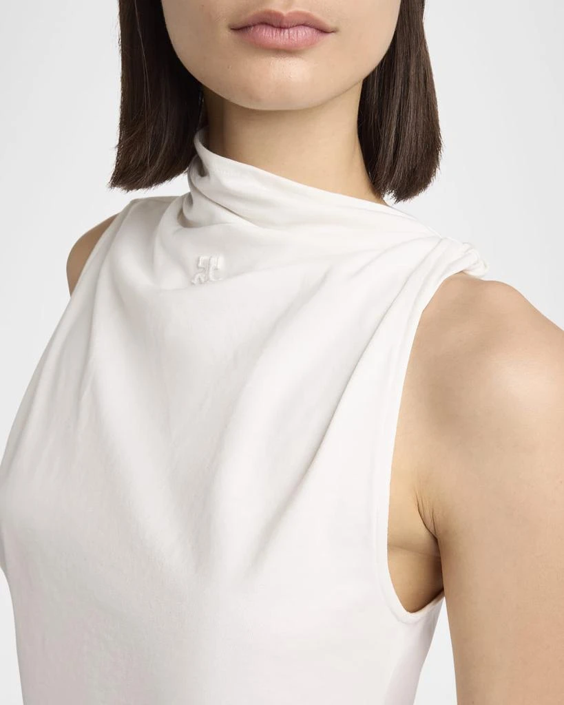 courreges Draped Sleeveless Top 5