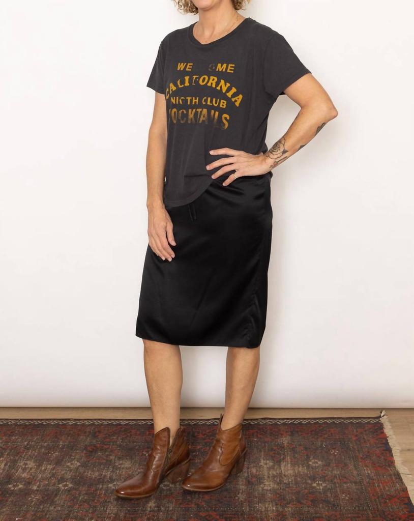 6397 6397 - Bias Drawstring Skirt