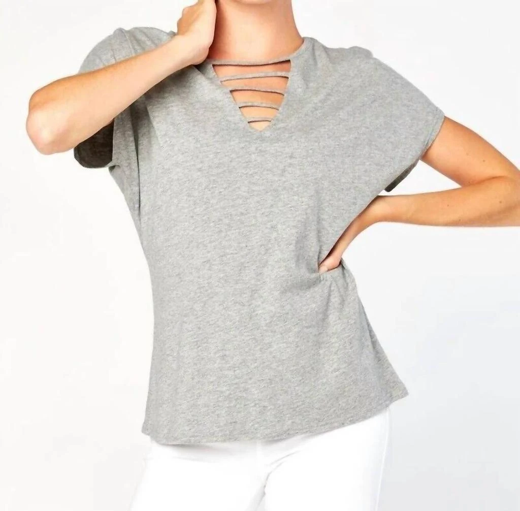 Threads for Thought Threads 4 Thought - Alice V Neck Organic Cotton Top 1