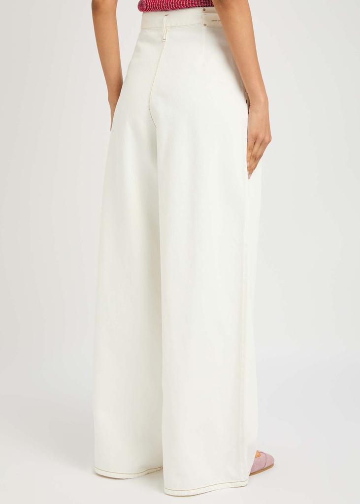 【Dries Van Noten】Pamplona wide-leg jeans Dries Van Noten Women's' Pamplona Wide Leg Jeans in Blue