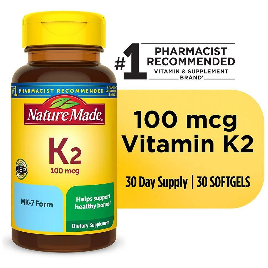 Nature Made Vitamin K2 100 mcg Softgels 6