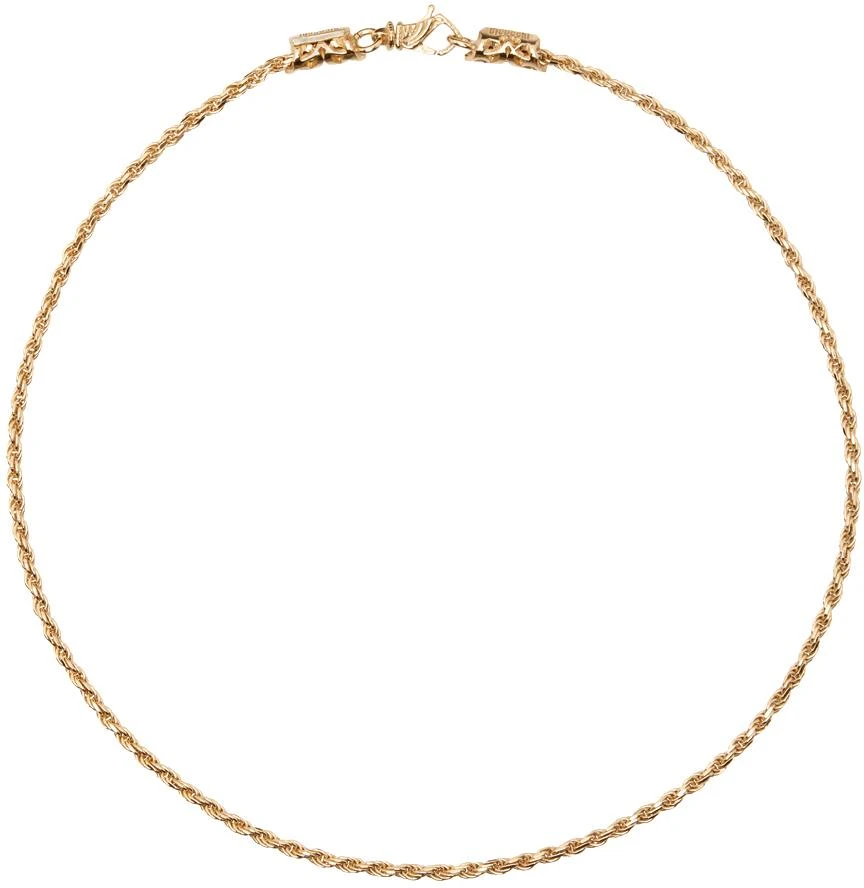 Emanuele Bicocchi Gold Essential Rope Chain Necklace 1