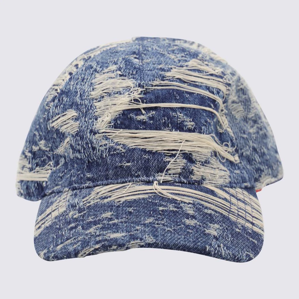 Diesel Diesel Indigo Blue Cotton Hat 1