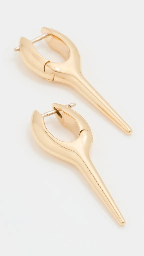 Melissa Kaye 18k Lola Needle Small Earrings 3