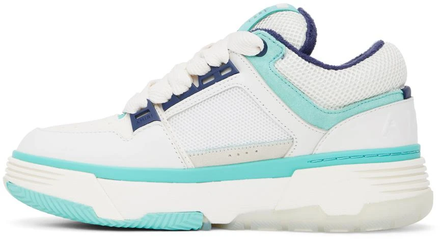 AMIRI White & Blue MA-1 Sneakers 3