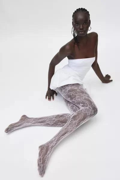 Urban Outfitters Ella Sheer Lace Tights 3