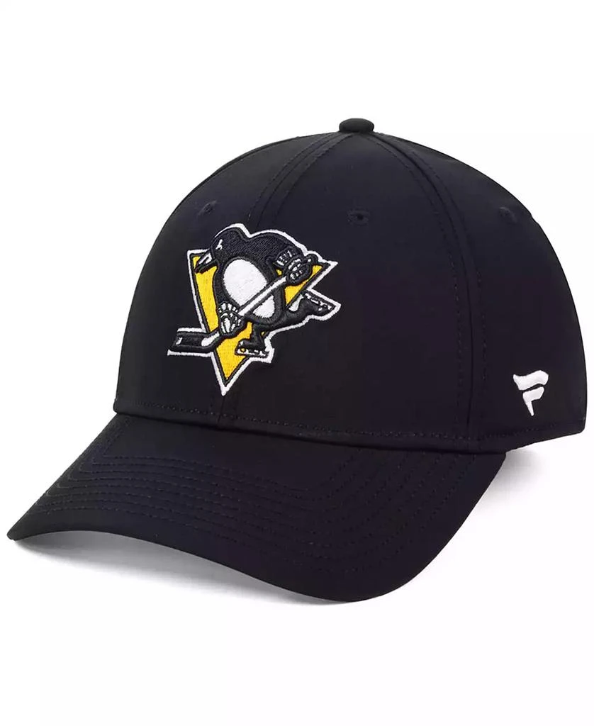 Authentic NHL Headwear Authentic NHL Headwear Pittsburgh Penguins Basic Flex Stretch Fitted Cap 1
