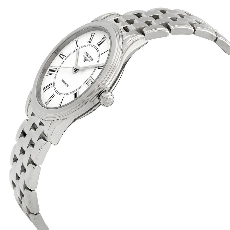 Longines Flagship Automatic Matte White Dial Unisex Watch L4.774.4.21.6 2