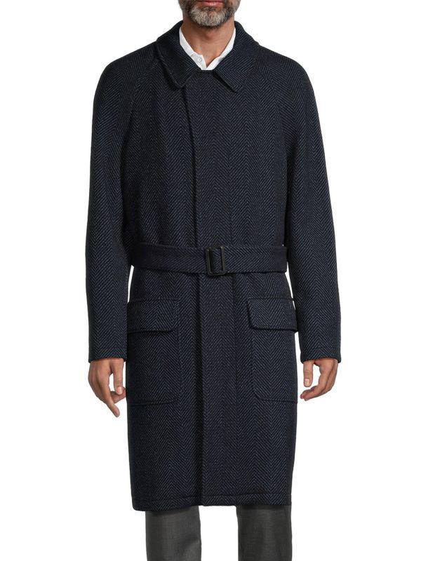 Cardinal of Canada Tatum Relaxed-Fit Wool-Blend Topcoat