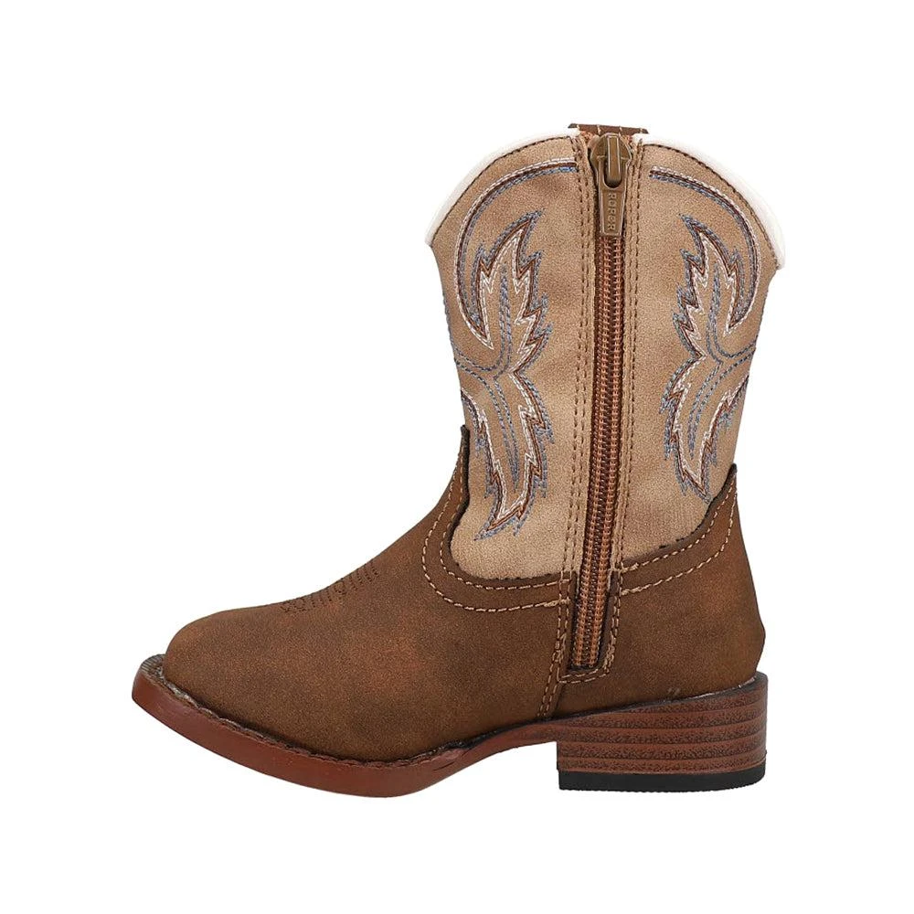 Roper Eastwood Square Toe Cowboy Boots (Toddler) 3