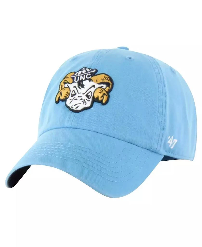 47 Brand Men's Carolina Blue North Carolina Tar Heels Vintage Sure Shot Franchise Fitted Hat 2
