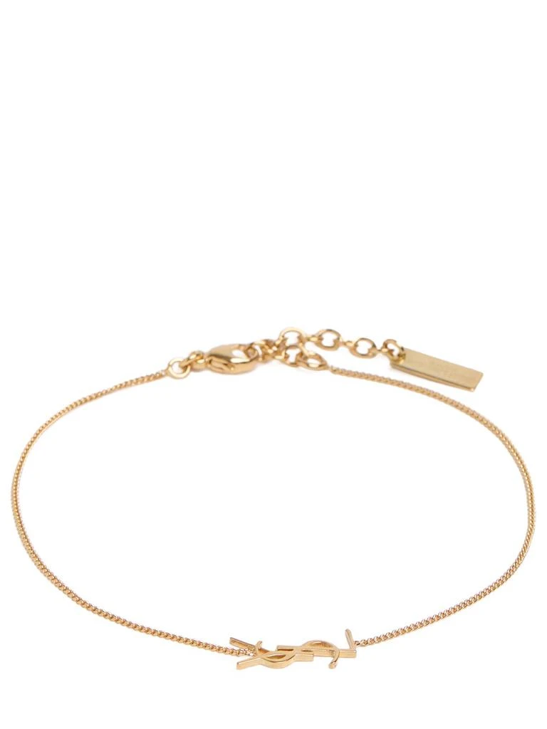 Yves Saint Laurent Ysl Logo Fine Chain Bracelet 1
