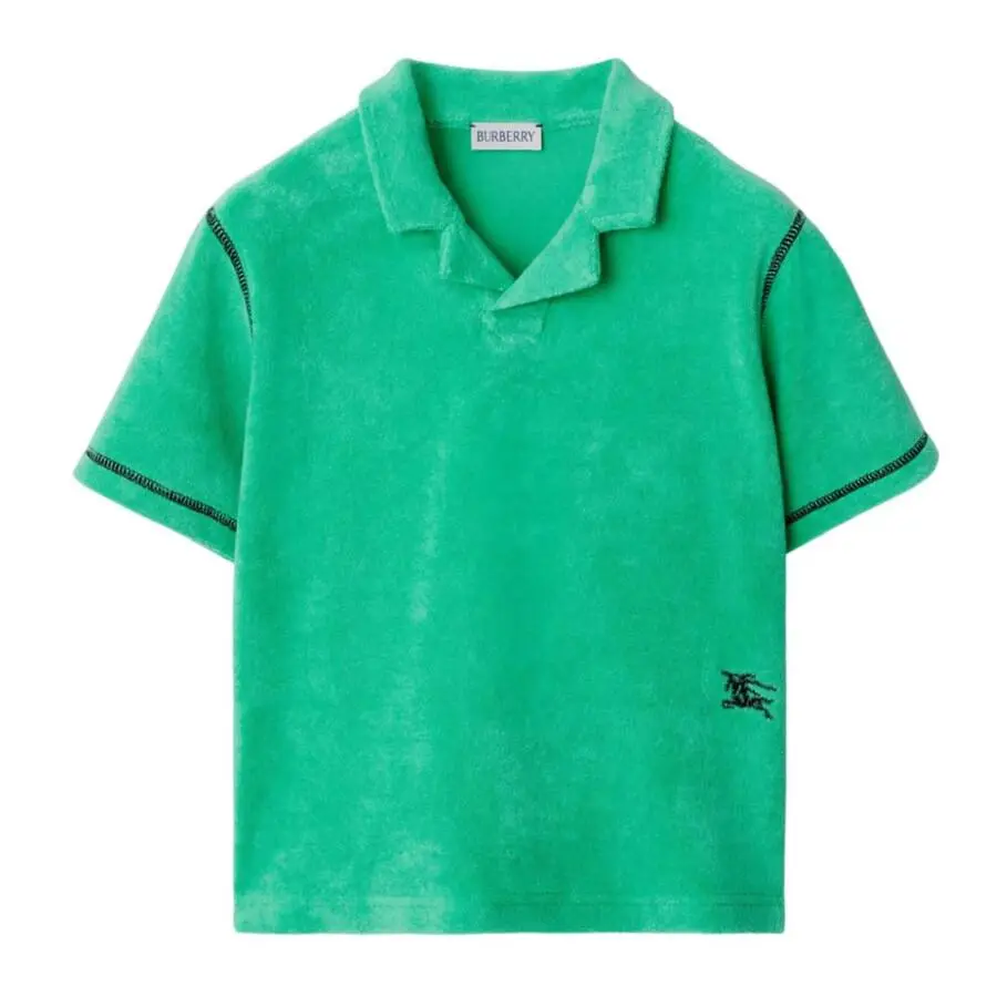 Burberry Burberry Boys EKD Towelling Polo Shirt, Size 10Y