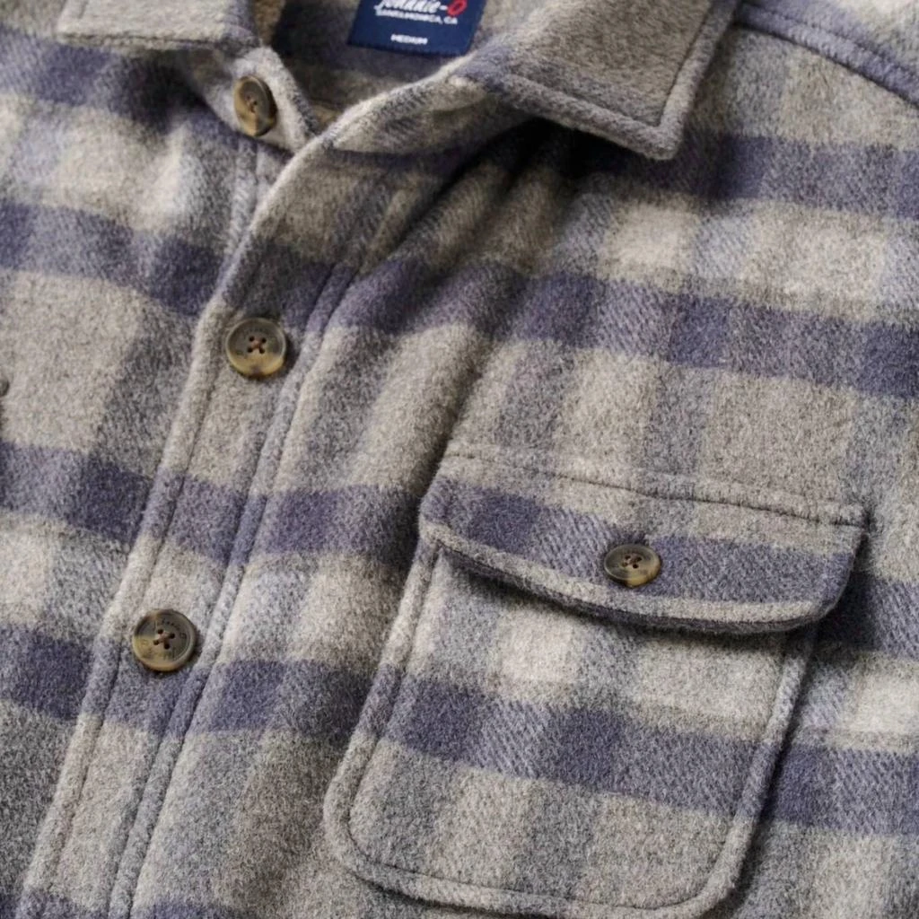 Johnnie-O Johnnie-O - Hassler Cashmere Blend Sherpa-Lined Shacket 4