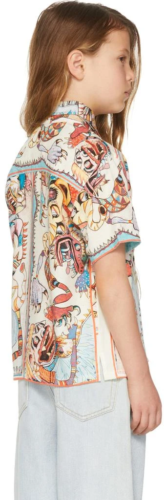 Endless Joy SSENSE Exclusive Kids Off-White Barong Short Sleeve Shirt 3