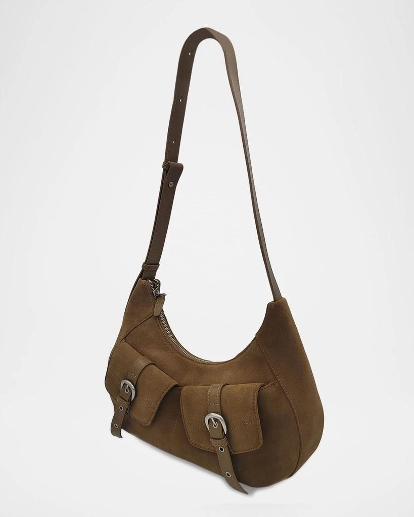 Oryany Rodeo Medium Suede Shoulder Bag 2