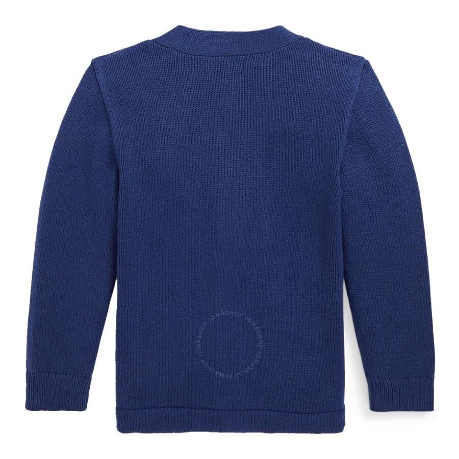 Ralph Lauren Boys Knitted V-Neck Long Sleeve Cardigan