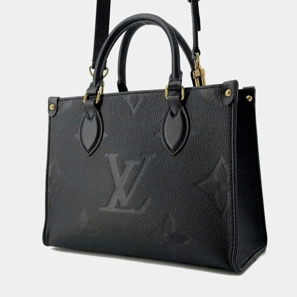 Louis Vuitton Louis Vuitton Black Leather BB Onthego Tote Bag 4