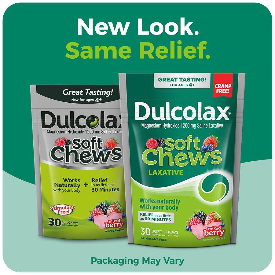 Dulcolax Saline Laxative Soft Chews Mixed Berry