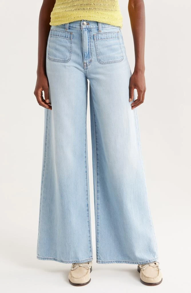 Madewell Patch Pocket Superwide Leg Jeans