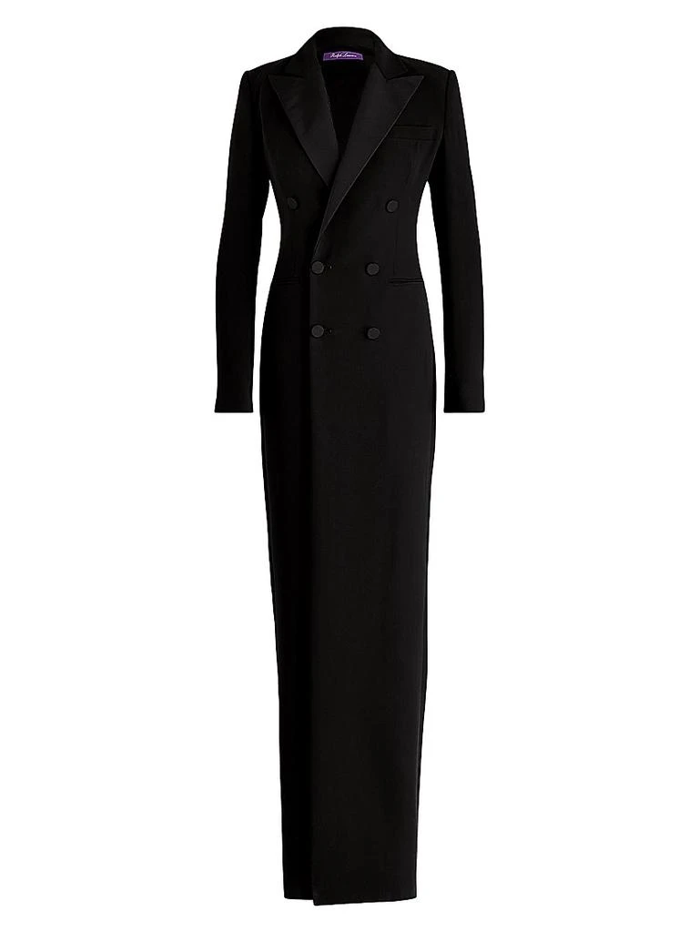 knee length dresses for ladies Roma Tuxedo Dress – Atelier Fern main image 1