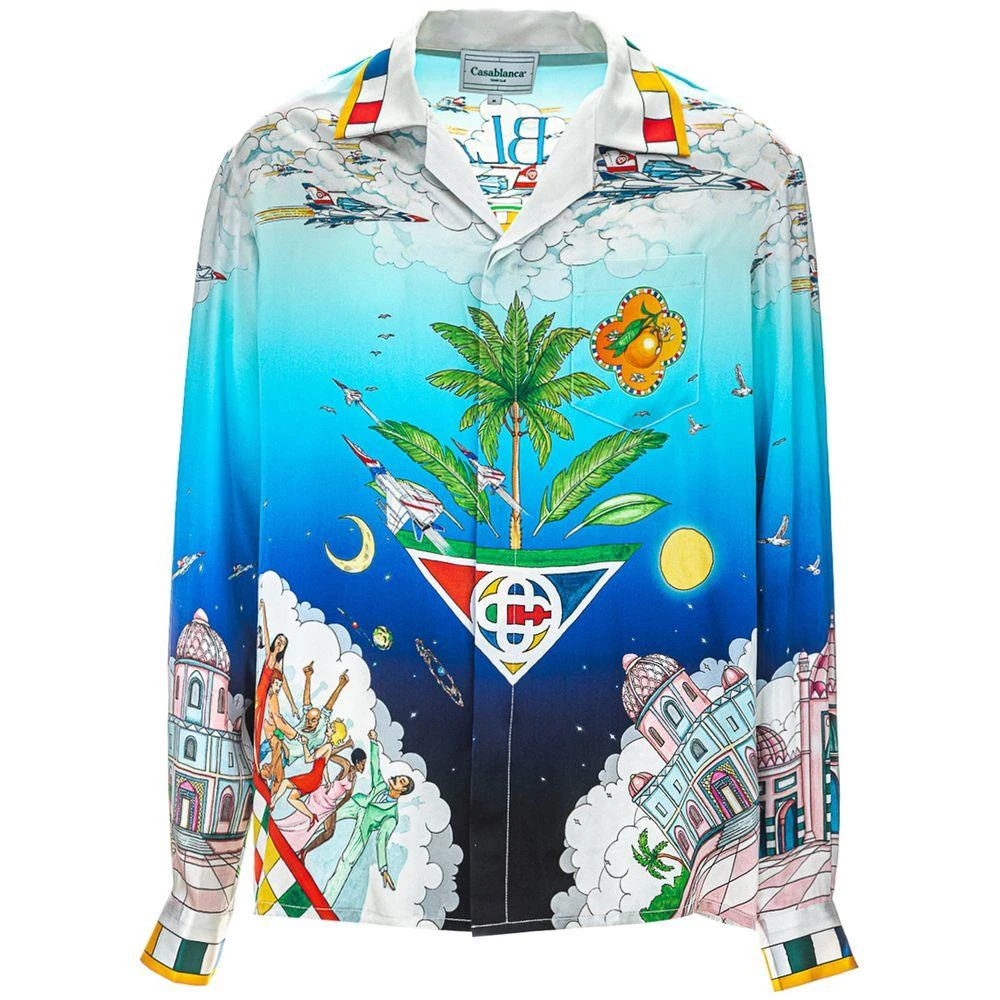 Casablanca Silk Men's Shirt – On Sale Now with Up to 18% Off | Discover ...