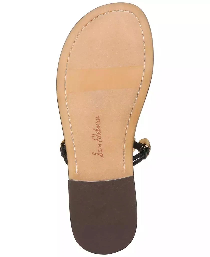 Sam Edelman Deidre Coin Embellished Tie-Up Thong Sandals 5