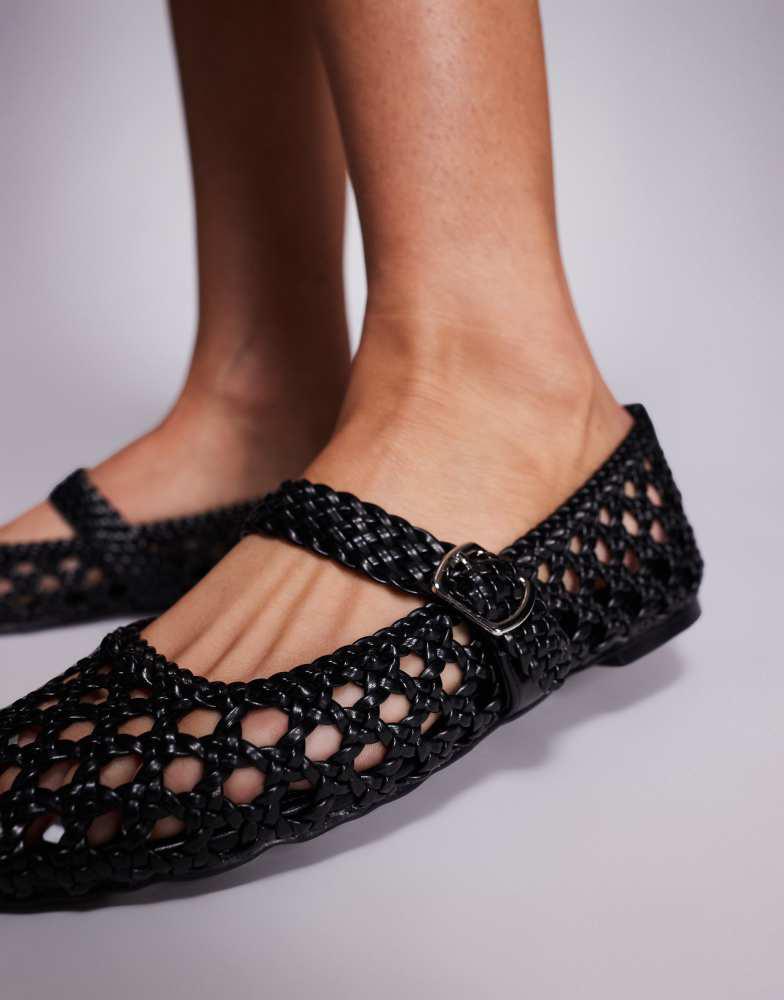Public Desire Public Desire Winoma ballet flats in black