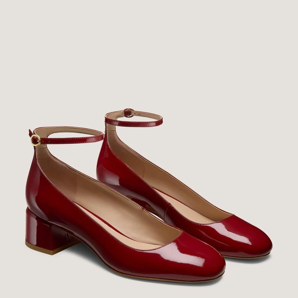 Stuart Weitzman Emilee Ankle-Strap Pump 45