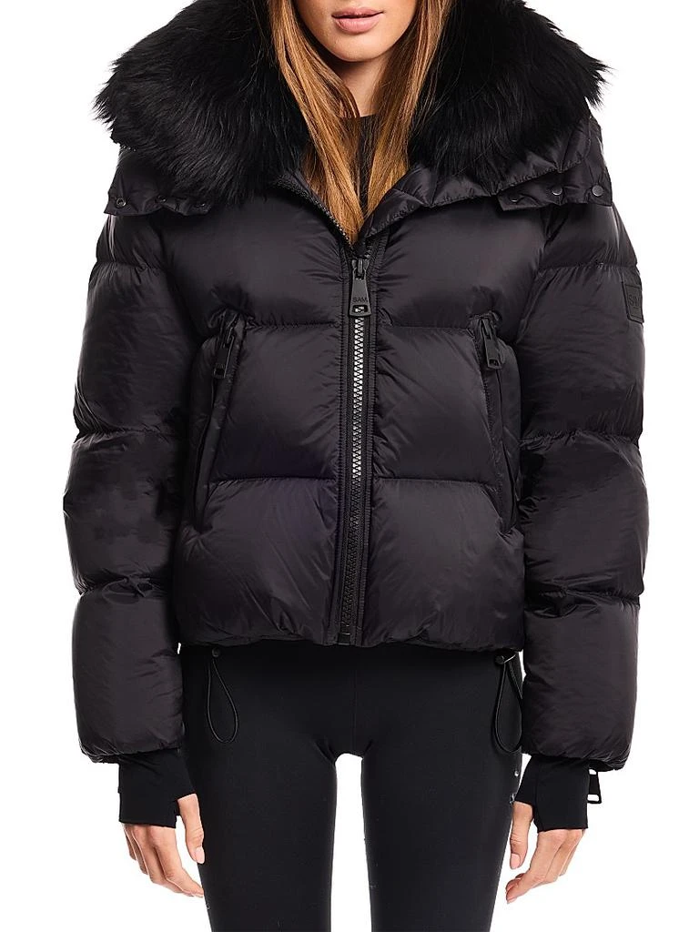 SAM. Kaia Down Shearling Collar Coat 1