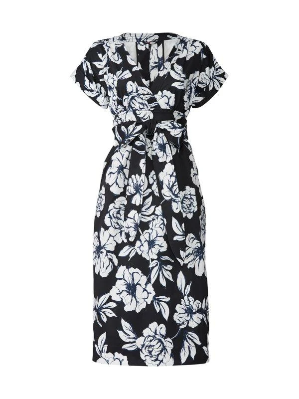 MARISSA WEBB Luciano Floral Tie Waist Midi Dress 4