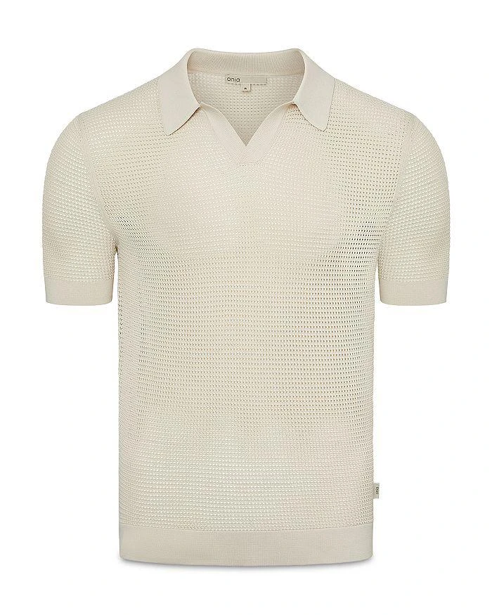 Onia Mesh Knit Polo Shirt 5