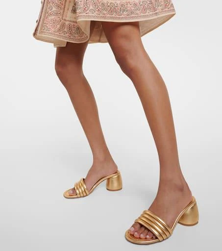 Gianvito Rossi Malou 60 leather mules 4