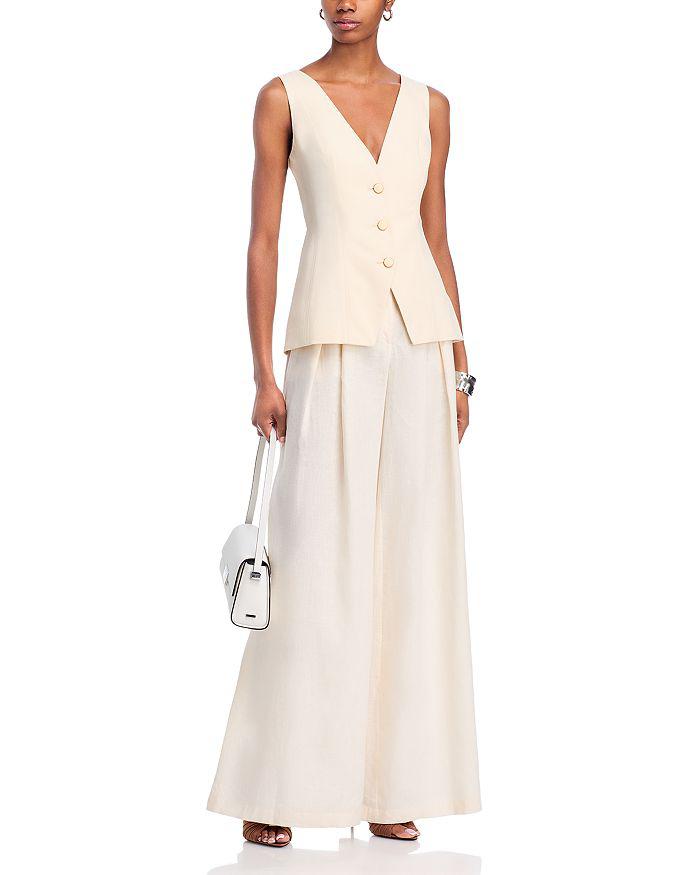 VERONICA BEARD Avalina Sleeveless V Neck Vest