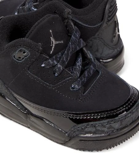 NIKE Baby Jordan 3 Retro leather sneakers 4
