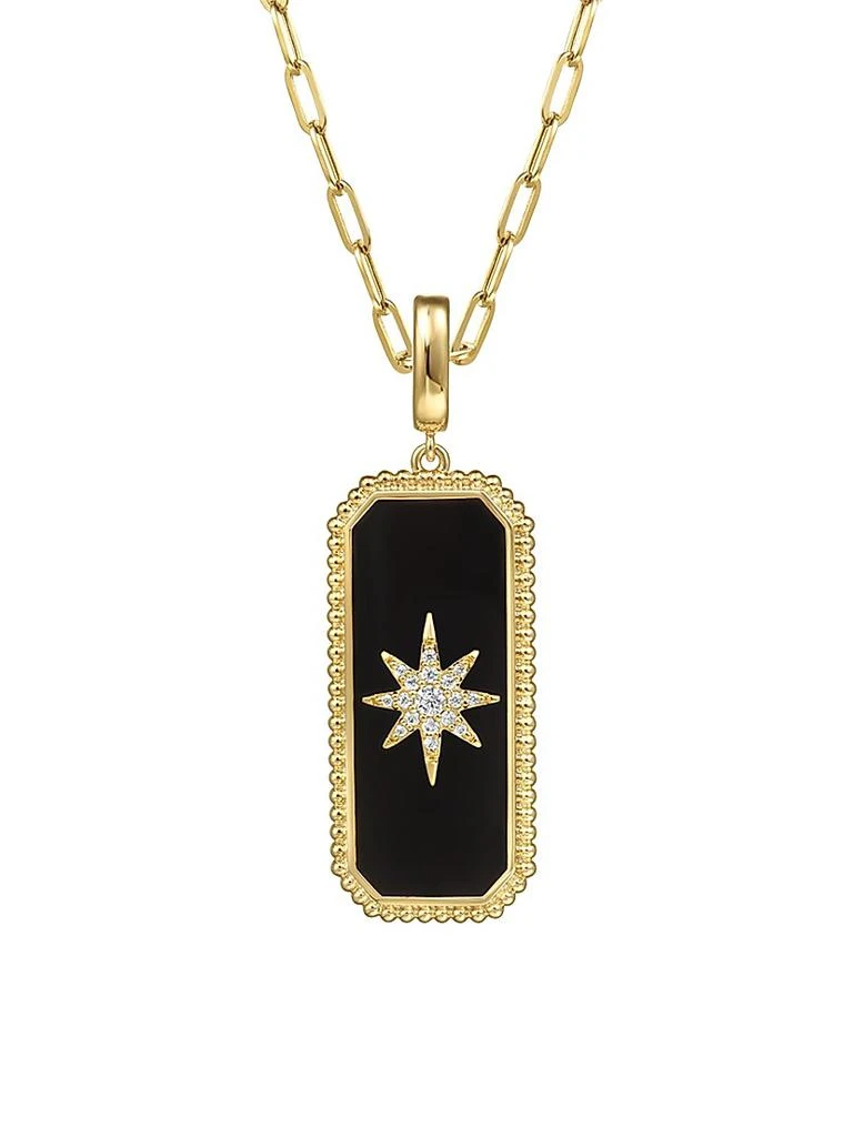 Gabriel
Co Bujukan 14K Yellow Gold, Freshwater Pearl, Black Onyx
0.13 TCW Diamond Pendant