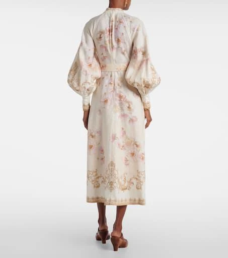 Zimmermann Hypnotic printed linen shirt dress 3