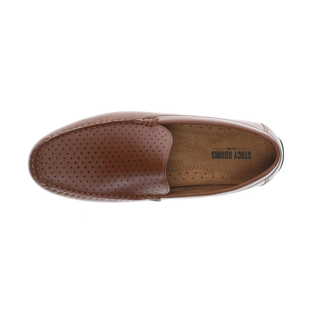 Stacy Adams Conroy Perforated Slip On Dress Shoes 4